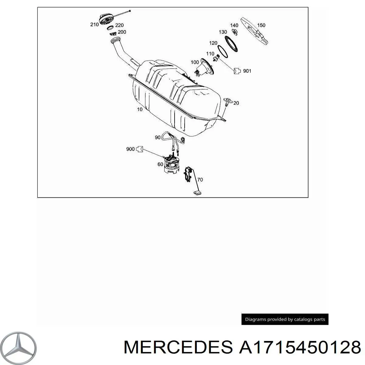 Купити A1715450128 Mercedes 