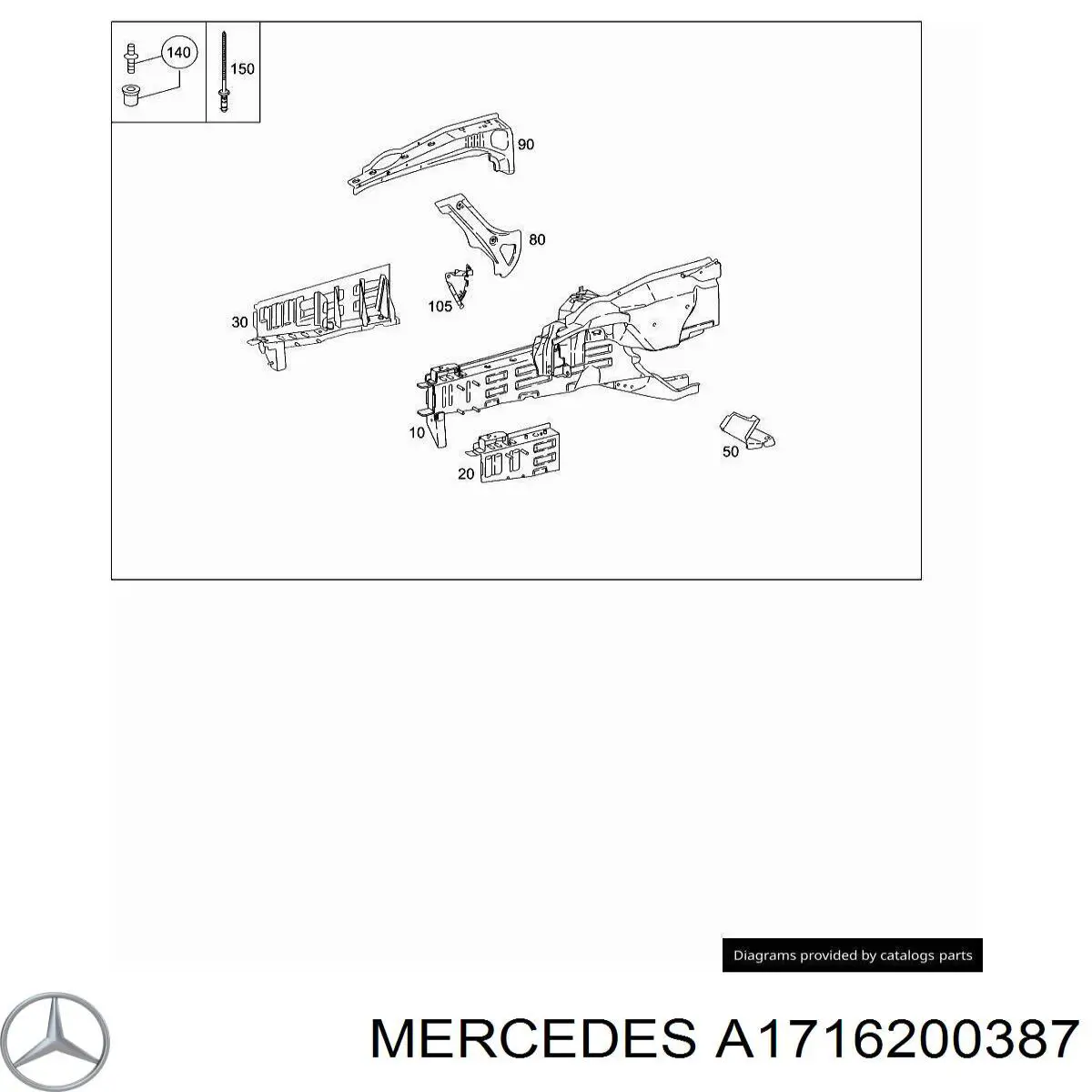 A1716200387 Mercedes 