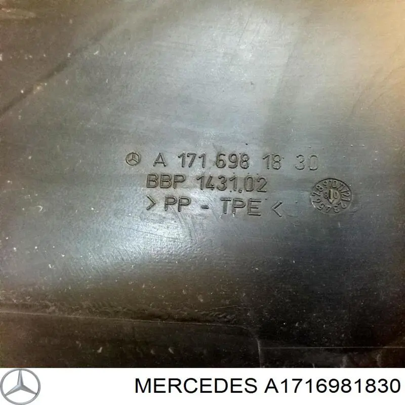 Підкрилок переднього крила, правий задній Mercedes A1716981830 ціна, від 13.58 USD