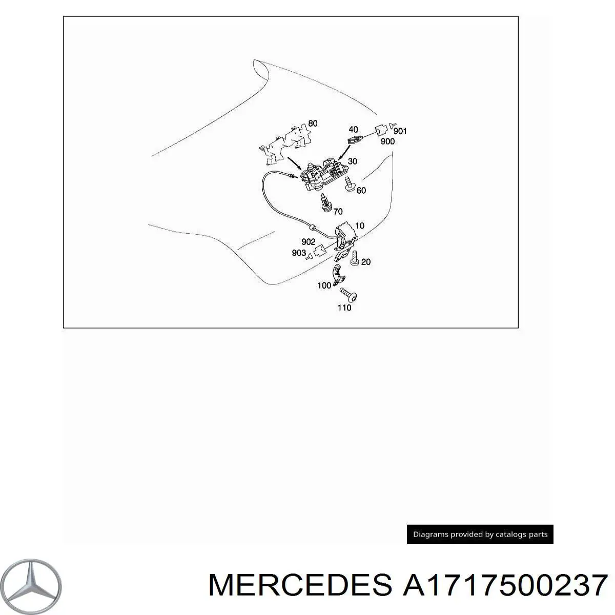 Купити A1717500237 Mercedes 