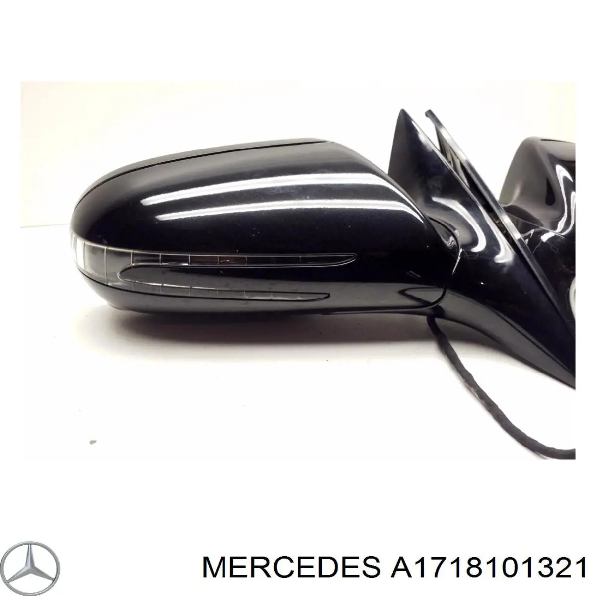 Купити A1718101321 Mercedes Дзеркальний елемент дзеркала заднього виду, лівого