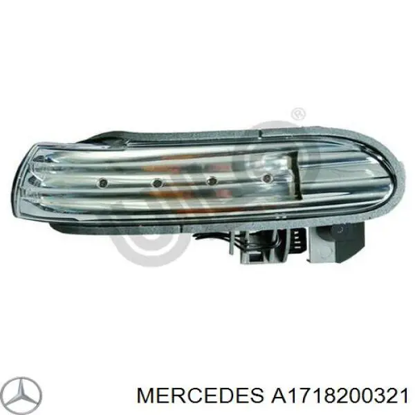 Покажчик повороту дзеркала, лівий Mercedes A1718200321 ціна, від 50.73 USD