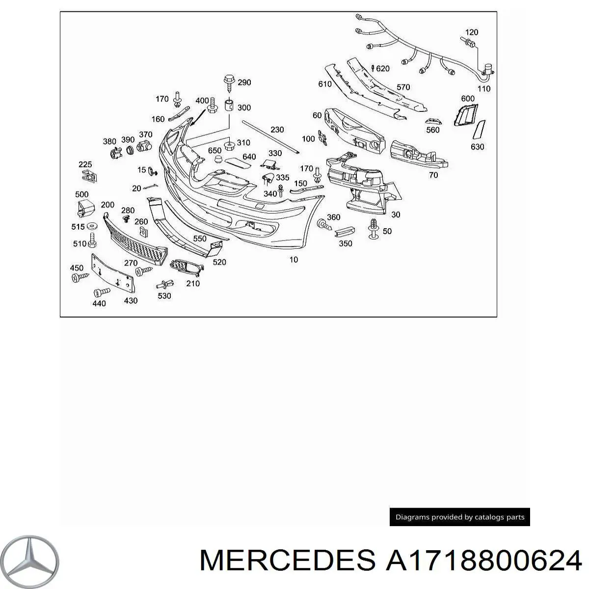 Купити A1718800624 Mercedes 
