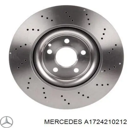 A1724210212 Mercedes Гальмо дискове переднє