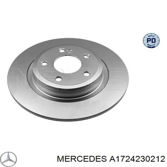 Купити 0155230044PD Meyle Диск заднього гальма