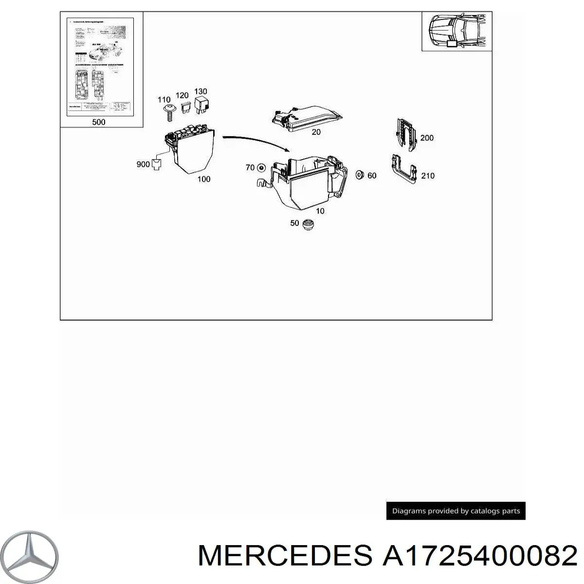 A1725400082 Mercedes 