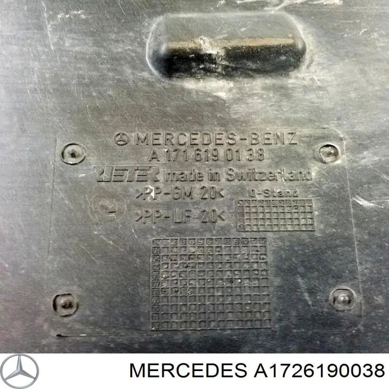 Захист днища, лівий Mercedes A1726190038