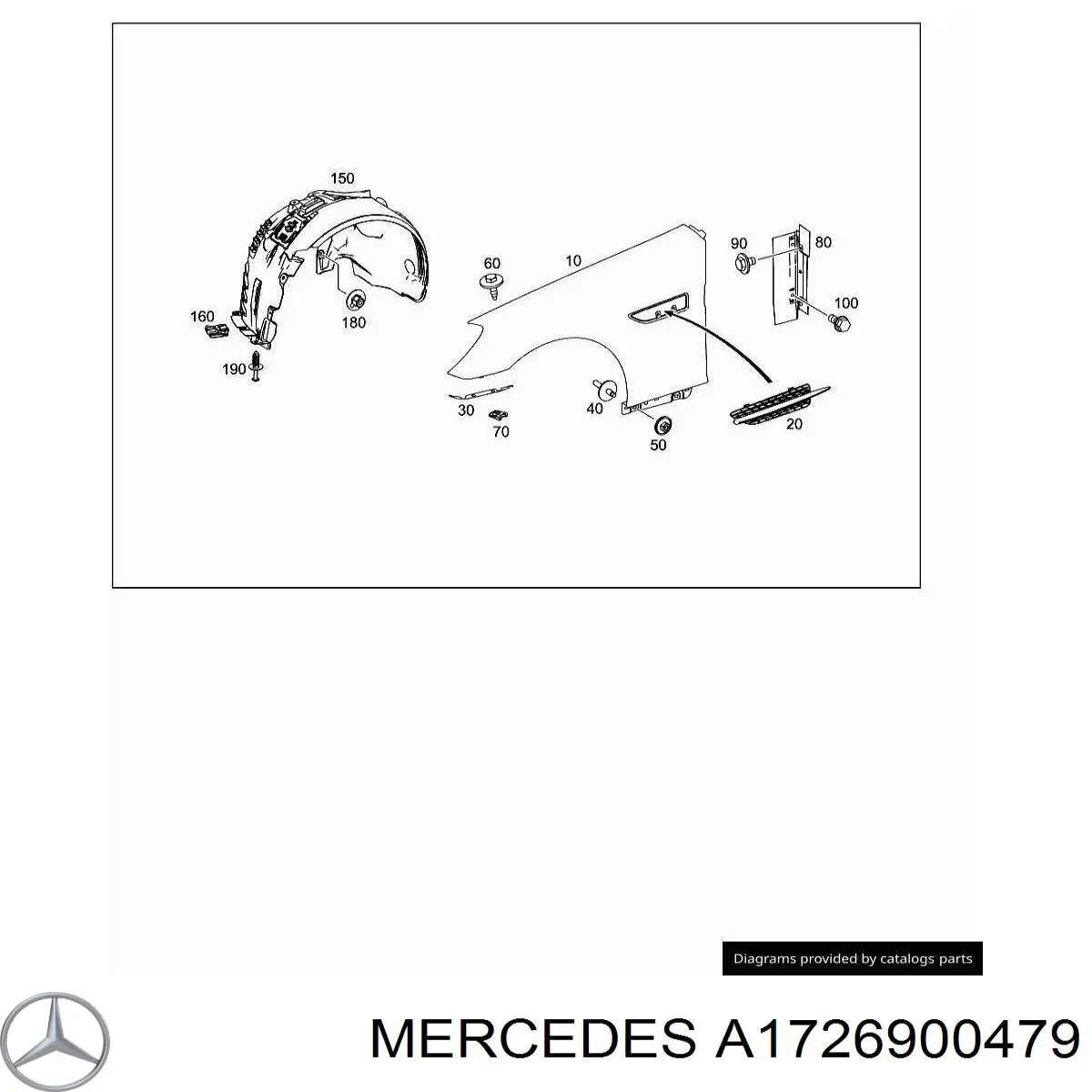  Mercedes A1726900479 ціна, від 25.40 USD