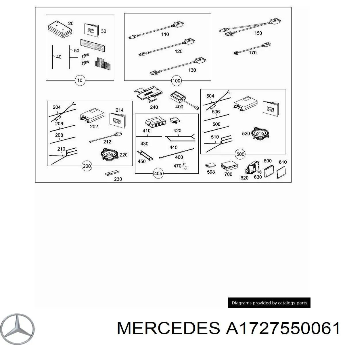  Mercedes A1727550061 ціна, від 67.28 USD