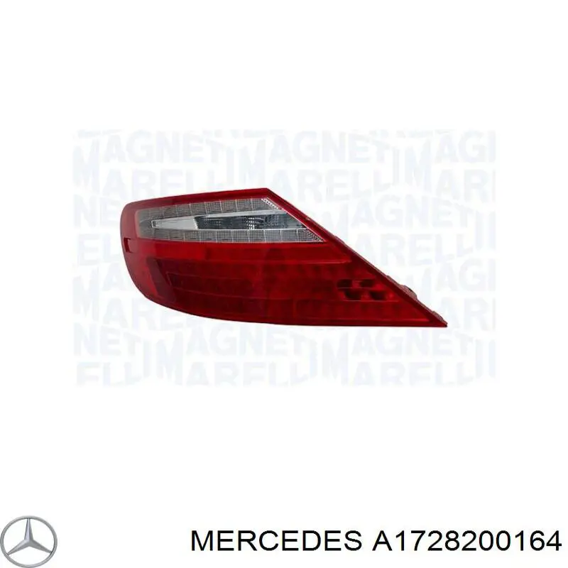 Купити A1728200164 Mercedes Лівий стоп