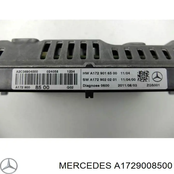 Дисплей багатофункціональний на Mercedes ML/GLE (W166)