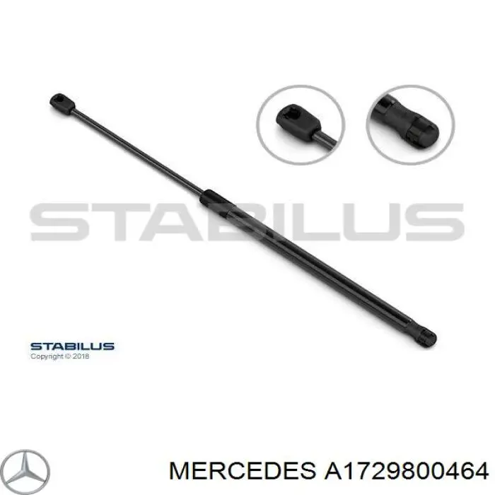 Амортизатор багажника 621648 Stabilus