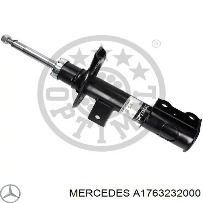 Амортизатор передній, правий Mercedes A1763232000 ціна, від 95.02 USD
