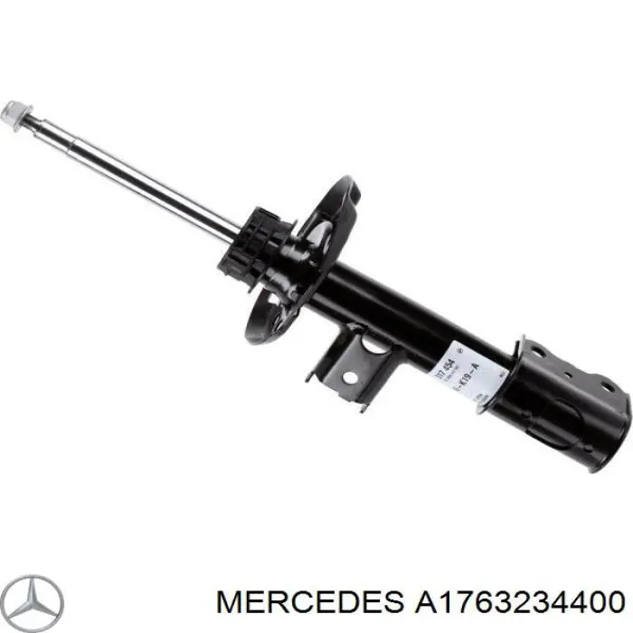Амортизатор передній, правий Mercedes A1763234400 ціна, від 111.68 USD