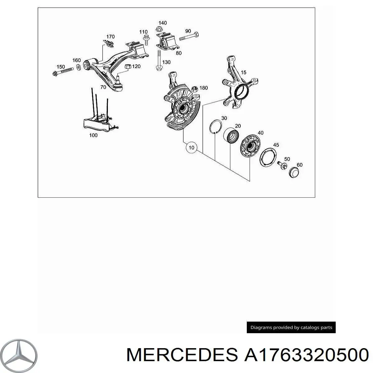  A1763320500 Mercedes