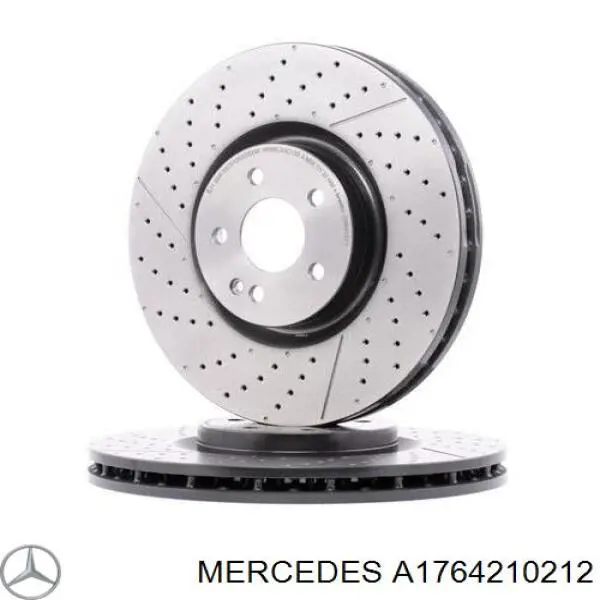 A1764210212 Mercedes Гальмо дискове переднє