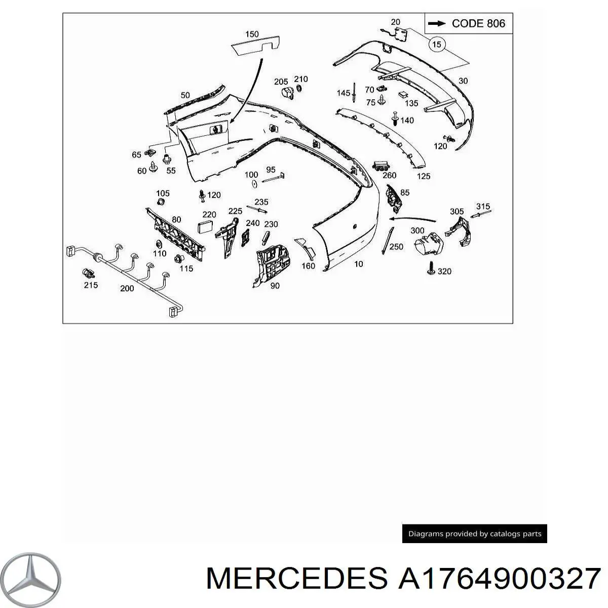 A1764900327 Mercedes Глушилка