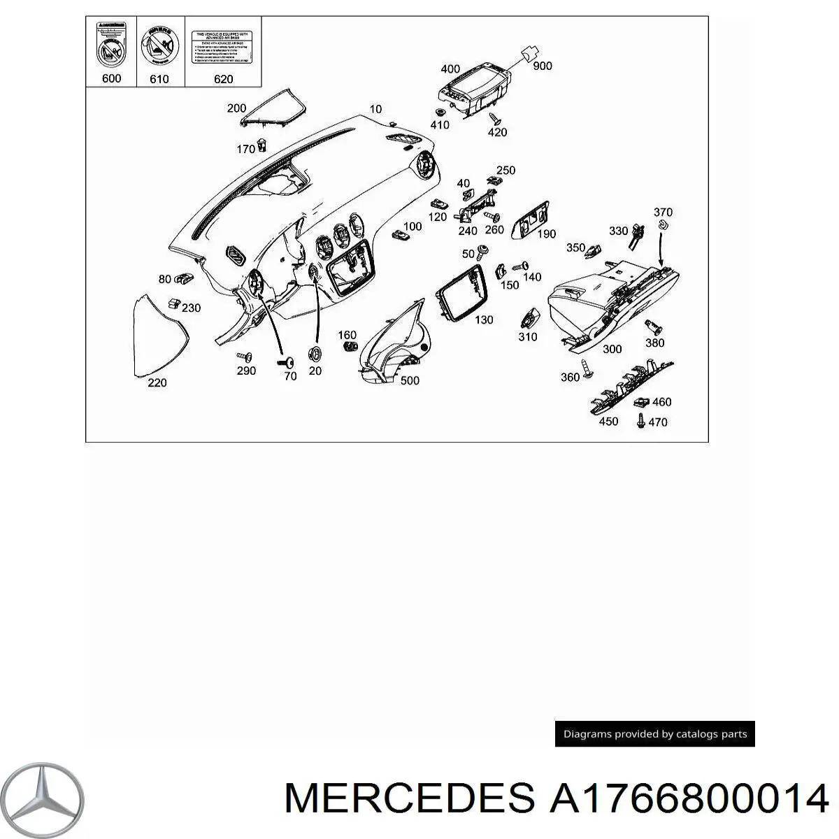 A1766800014 Mercedes 