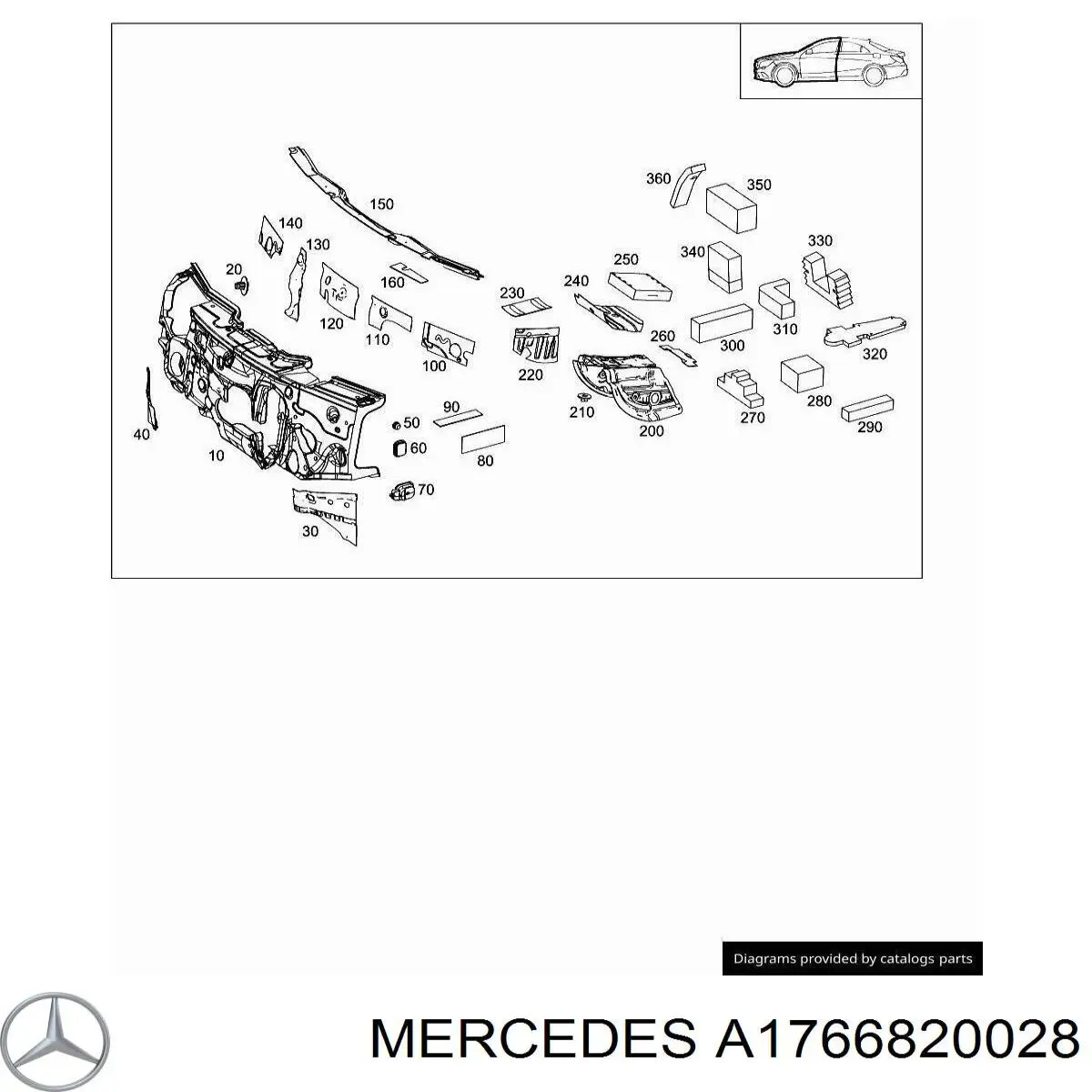 A1766820028 Mercedes 