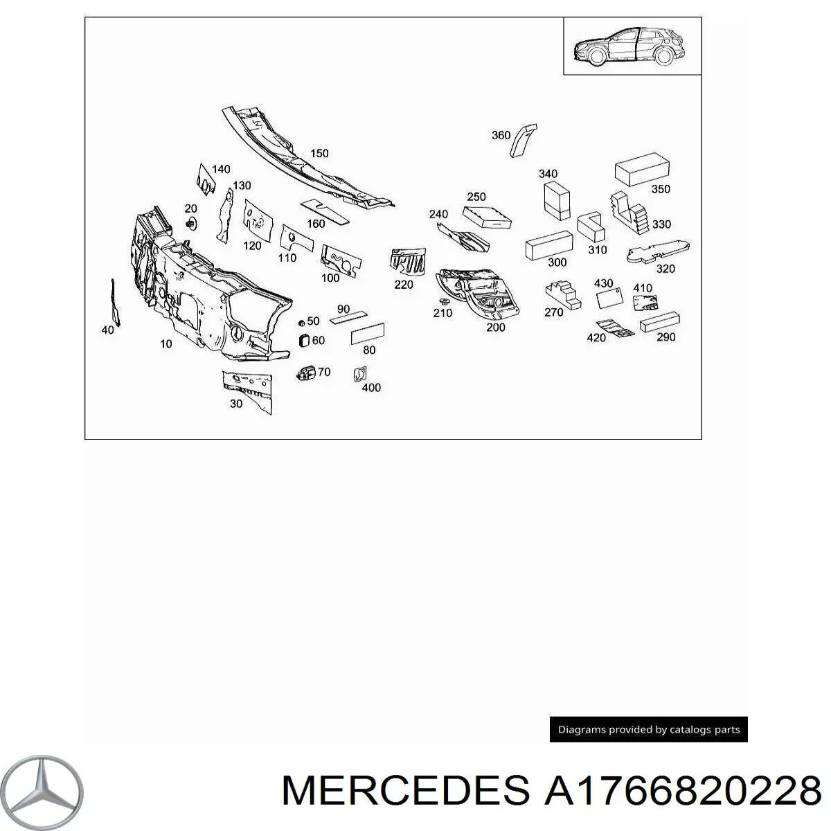 A1766823400 Mercedes 