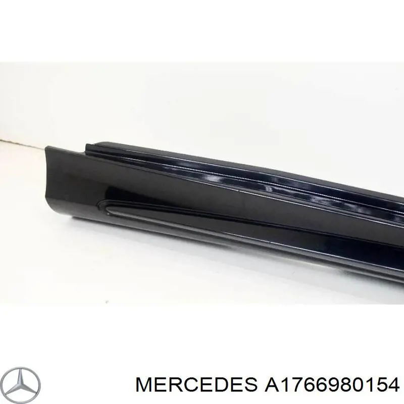 Накладка зовнішня (молдинг) порога, правий Mercedes A1766980154 ціна, від 58.52 USD