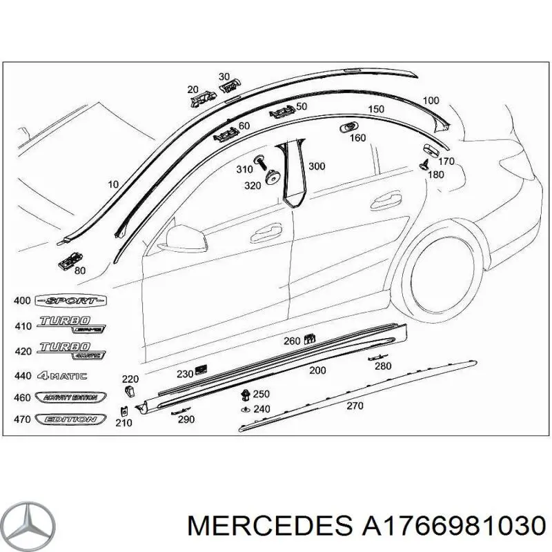 A1766981030 Mercedes 