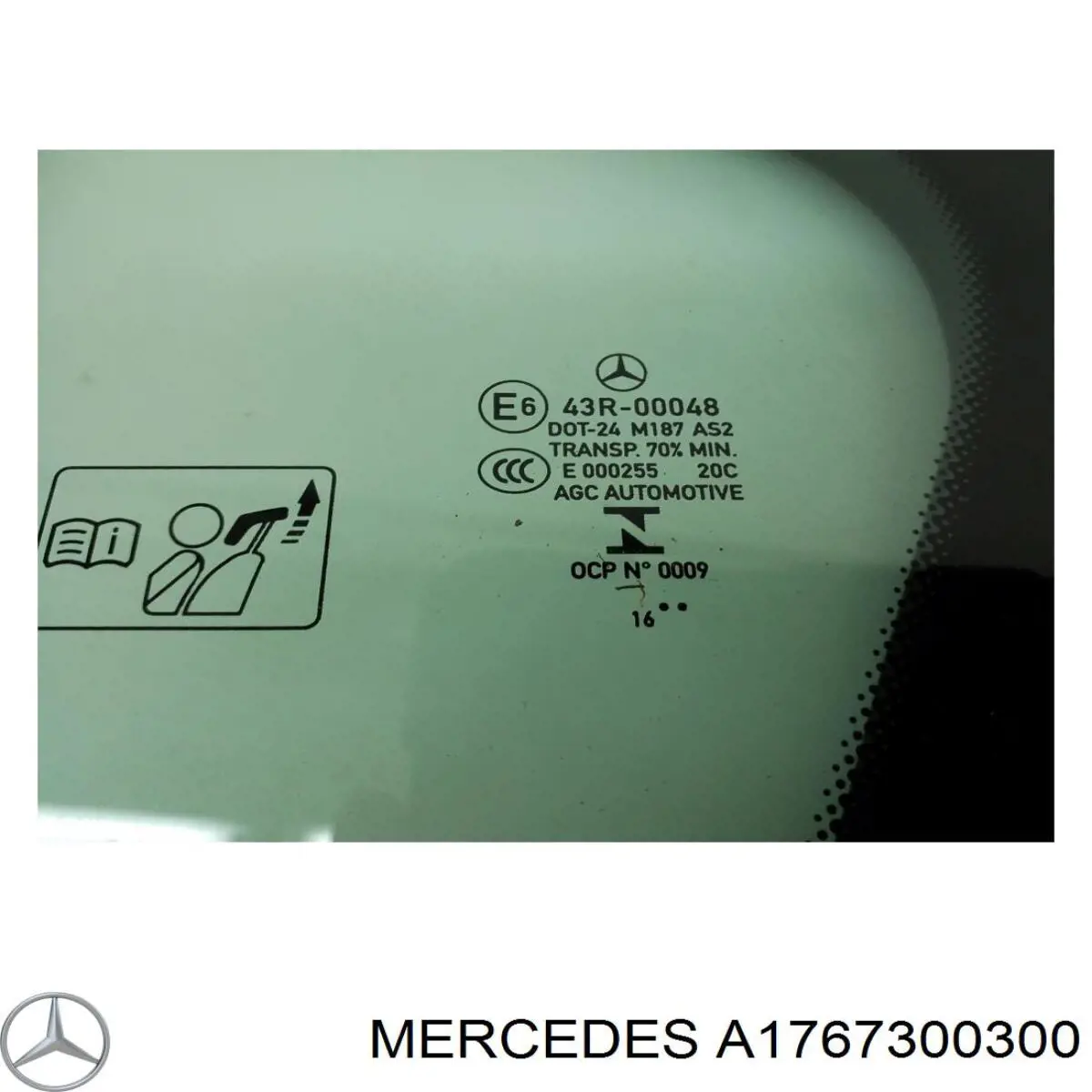 Кватирка дверей трикутник, задньої, лівої Mercedes A1767300300 ціна, від 41.81 USD