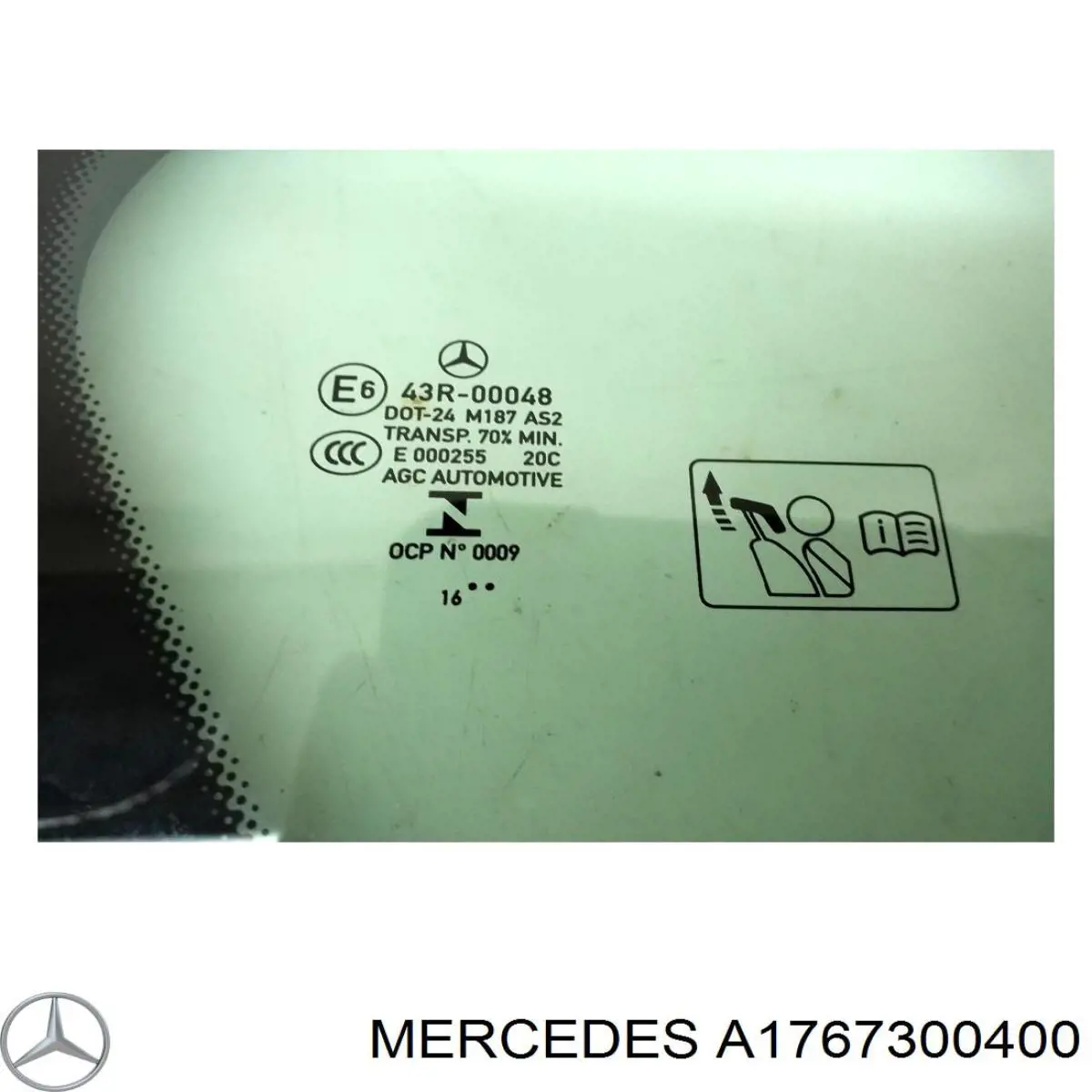 Кватирка двері трикутник, задня, права Mercedes A1767300400 ціна, від 41.81 USD