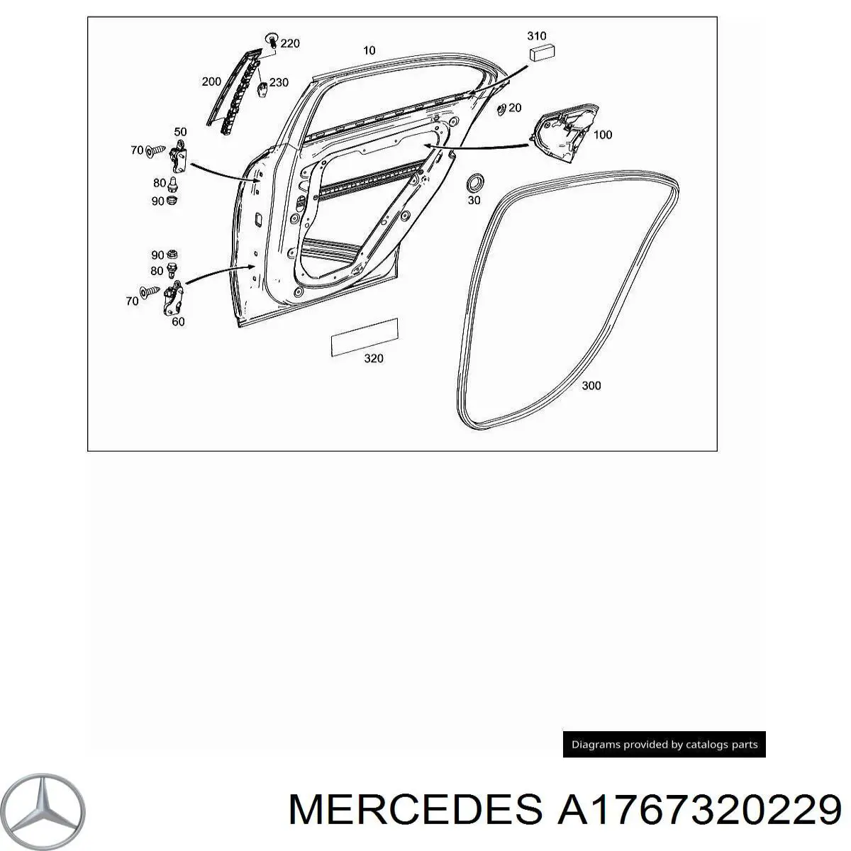 A1767320100 Mercedes 