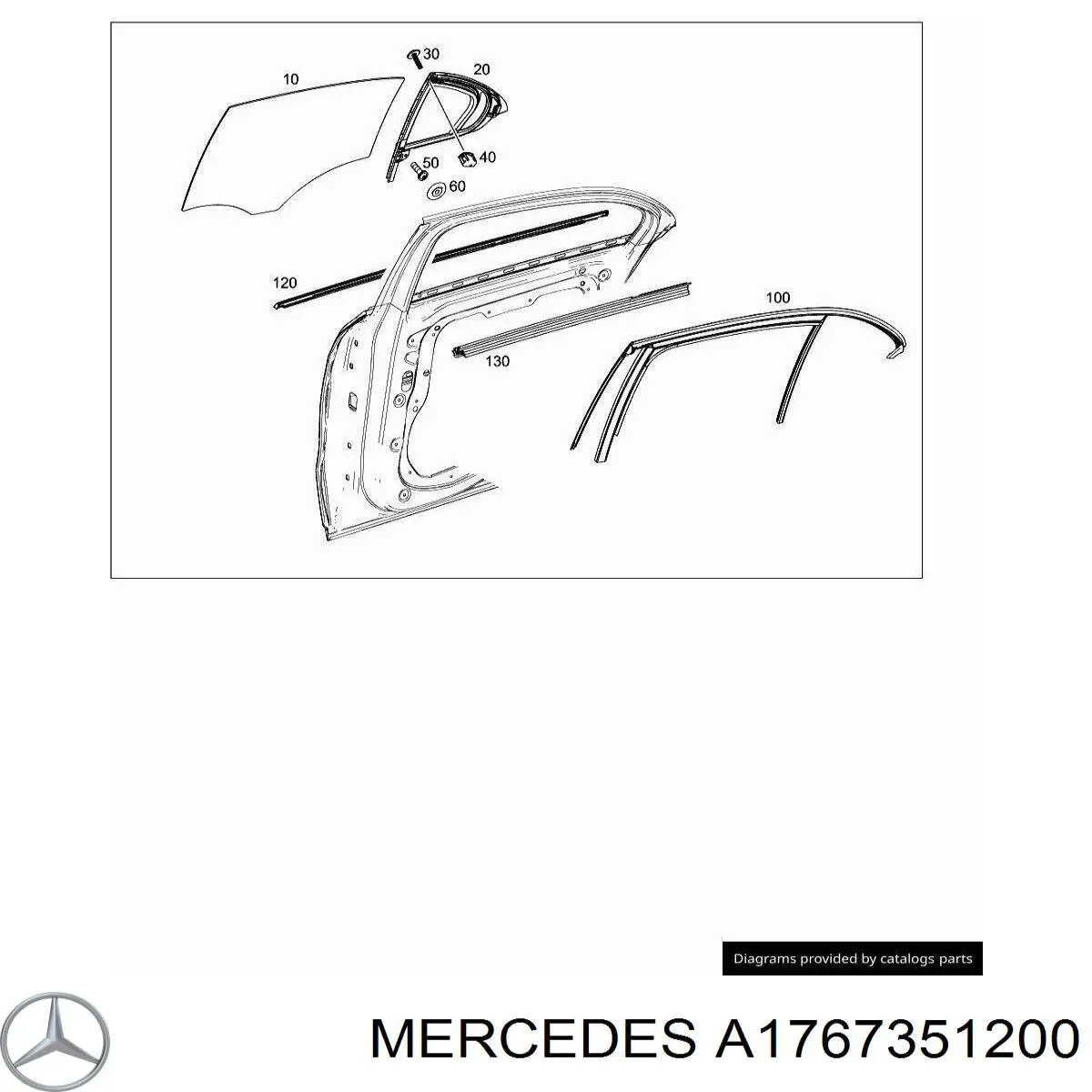  Mercedes A1767351200 ціна, від 42.67 USD