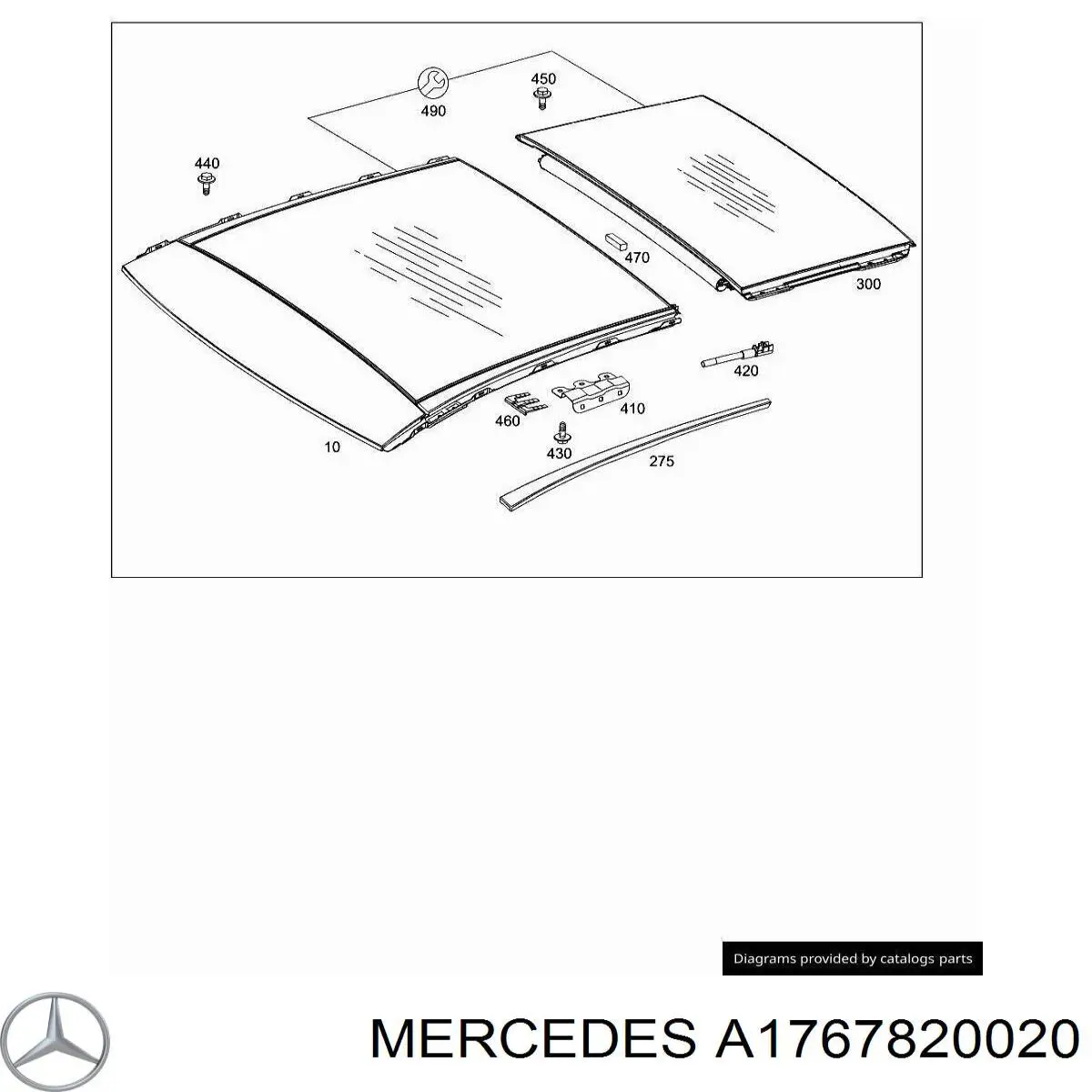 A1767820020 Mercedes 