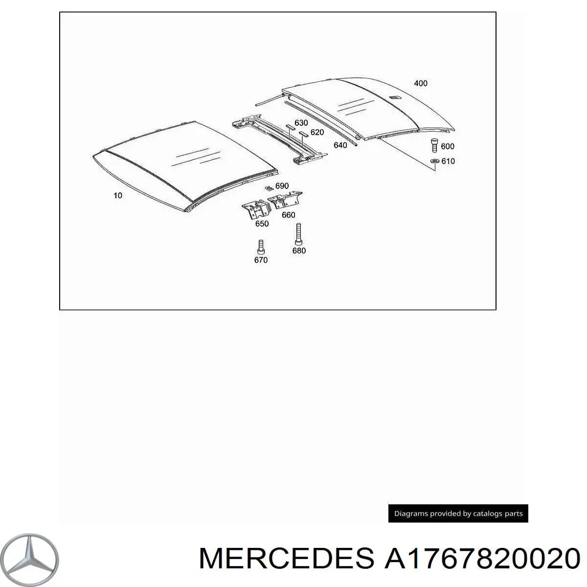 Купити A1767820020 Mercedes 