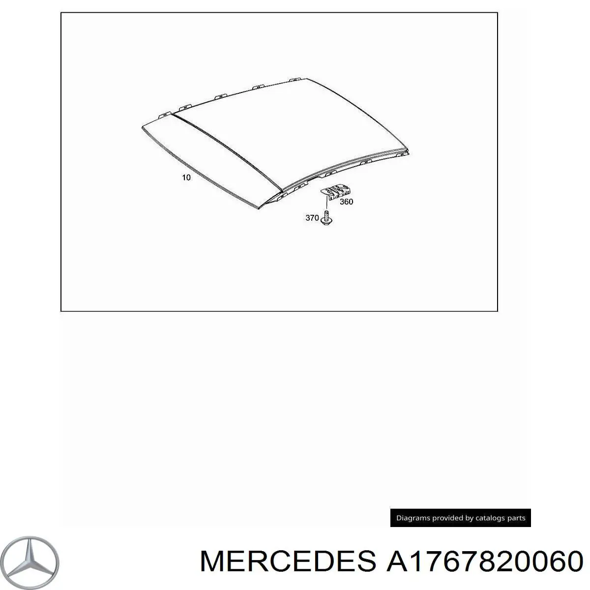 Купити A1767820060 Mercedes 
