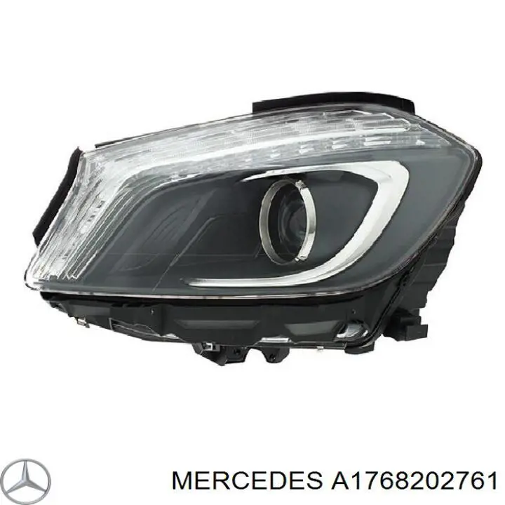 Купити A1768202761 Mercedes Основна фара в зборі ліва
