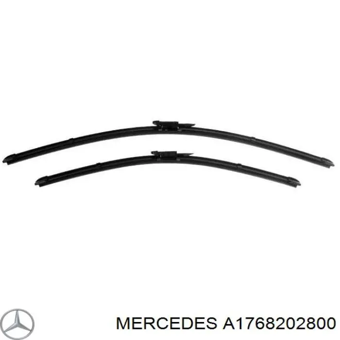 A1768202800 Mercedes щітка-двірник лобового скла, комплект з 2-х шт.