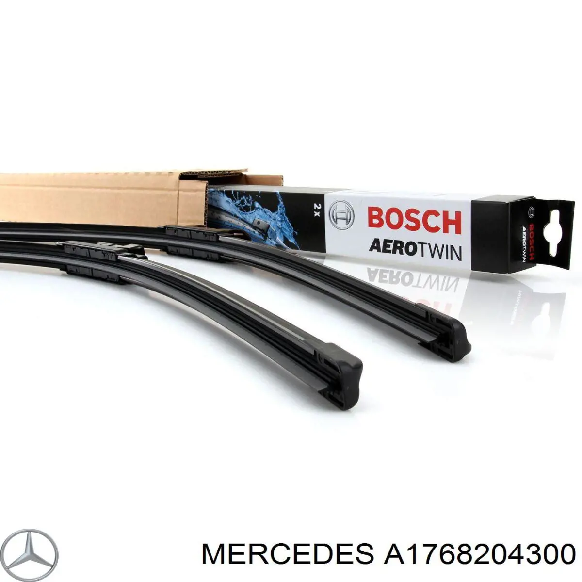 A1768204300 Mercedes Щітка-двірник лобового скла, комплект з 2-х шт. (600/480мм)