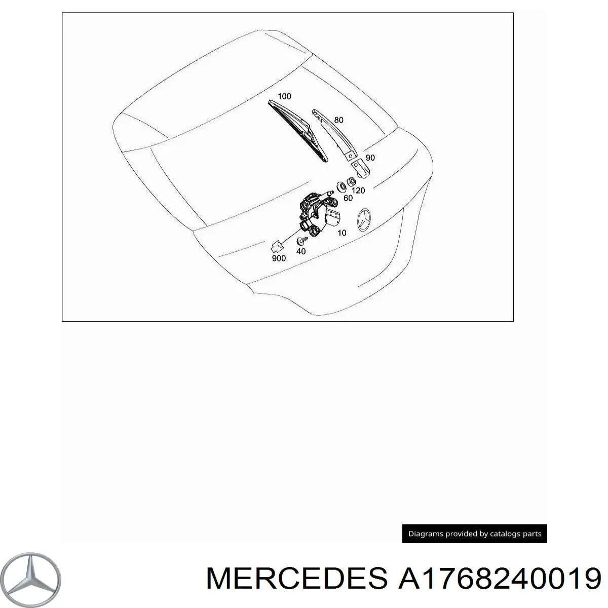 Купити A1768240019 Mercedes 
