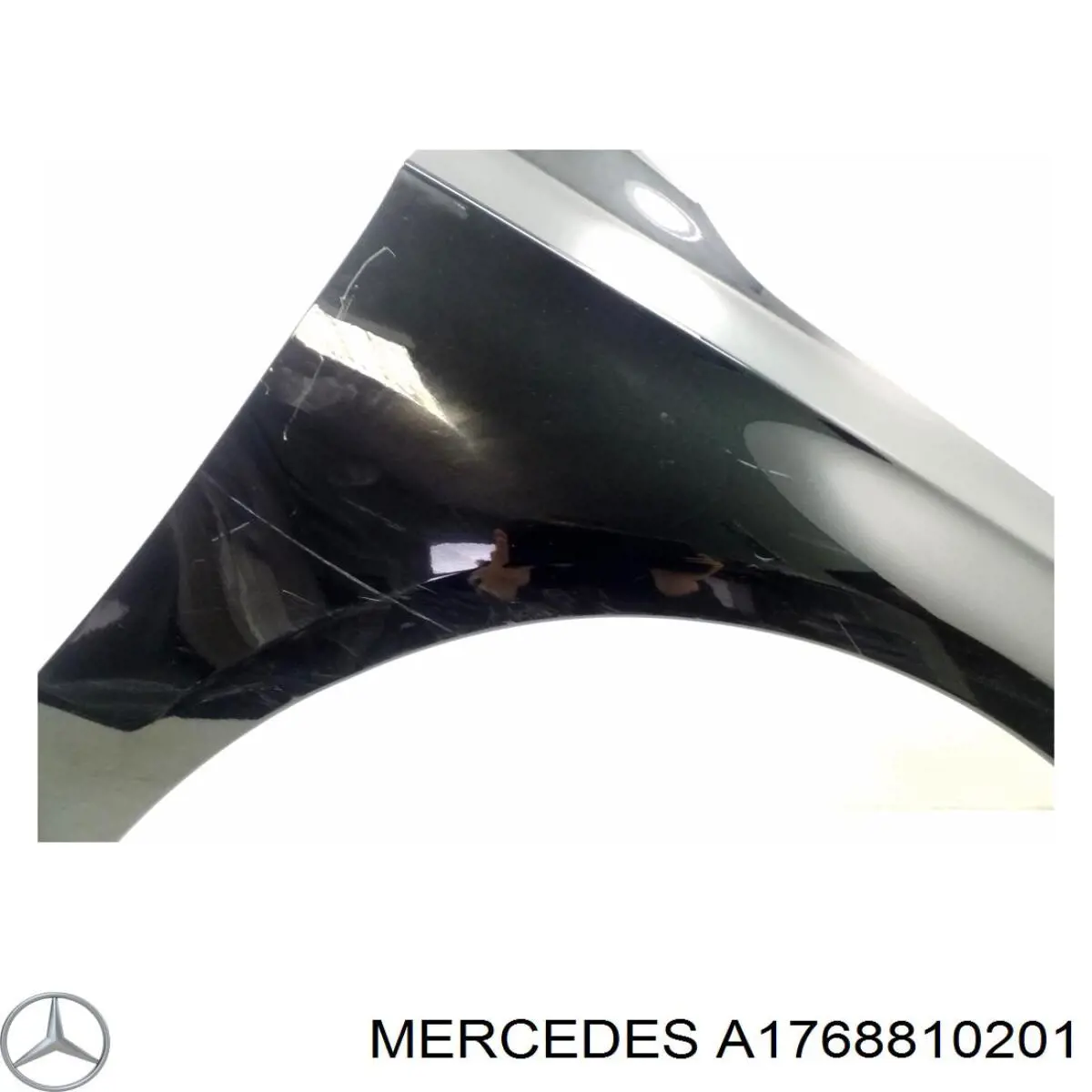 Крило переднє праве Mercedes A1768810201 ціна, від 94.70 USD