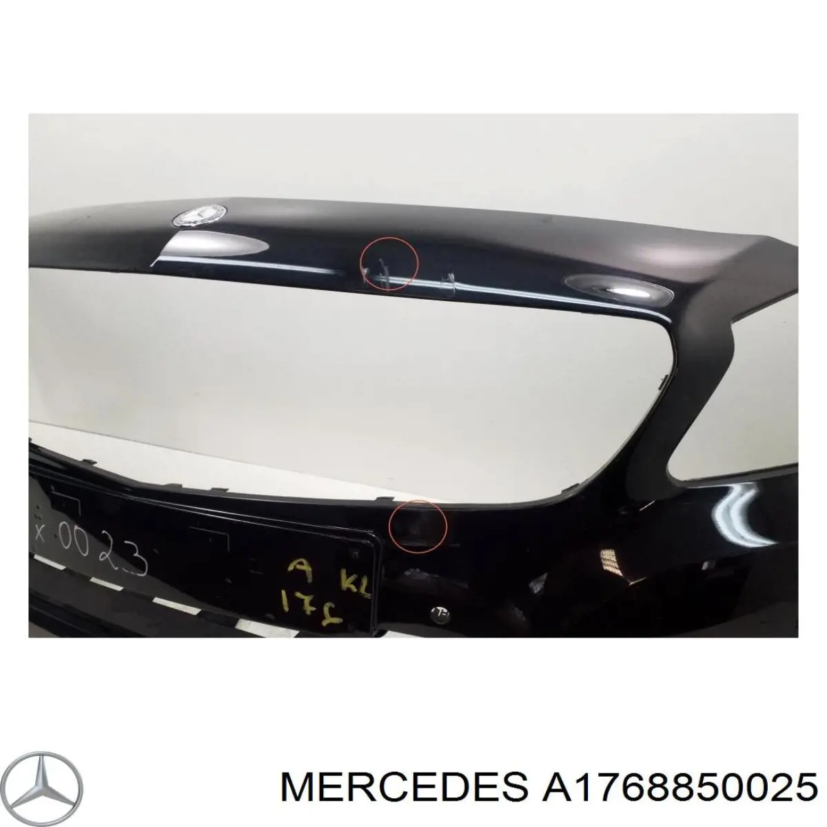 Бампер передній Mercedes A1768850025