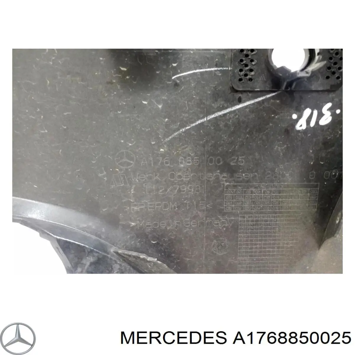 A1768850025 Mercedes Бампер передній в зборі
