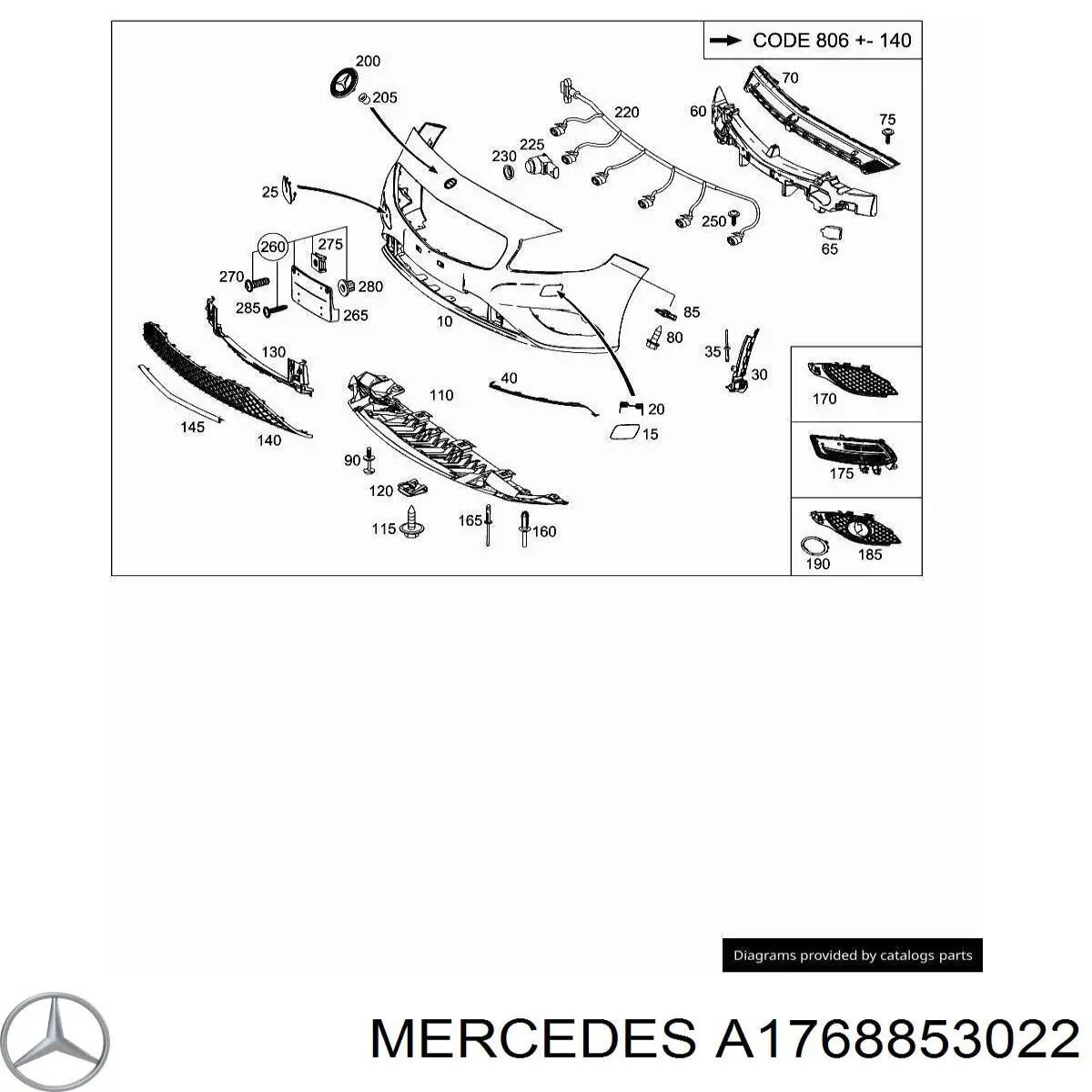 A1768853022 Mercedes 