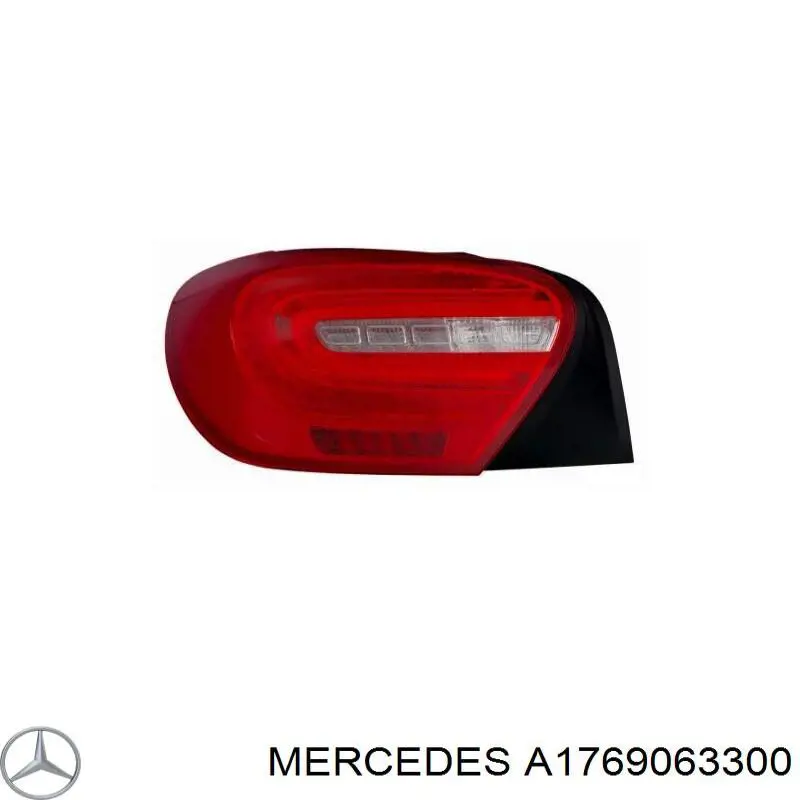 Задня ліва зовнішня фара Mercedes A176906330064 ціна, від 216.68 USD
