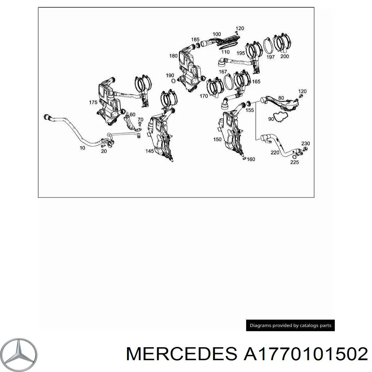 A1770101502 Mercedes 