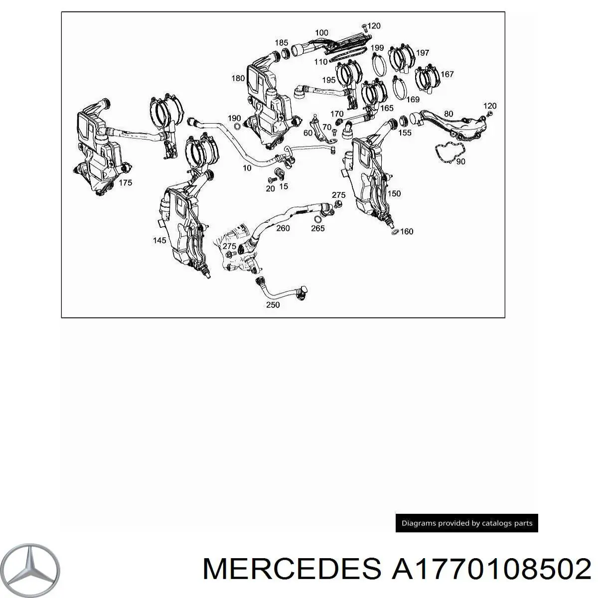 Купити A1770108502 Mercedes 