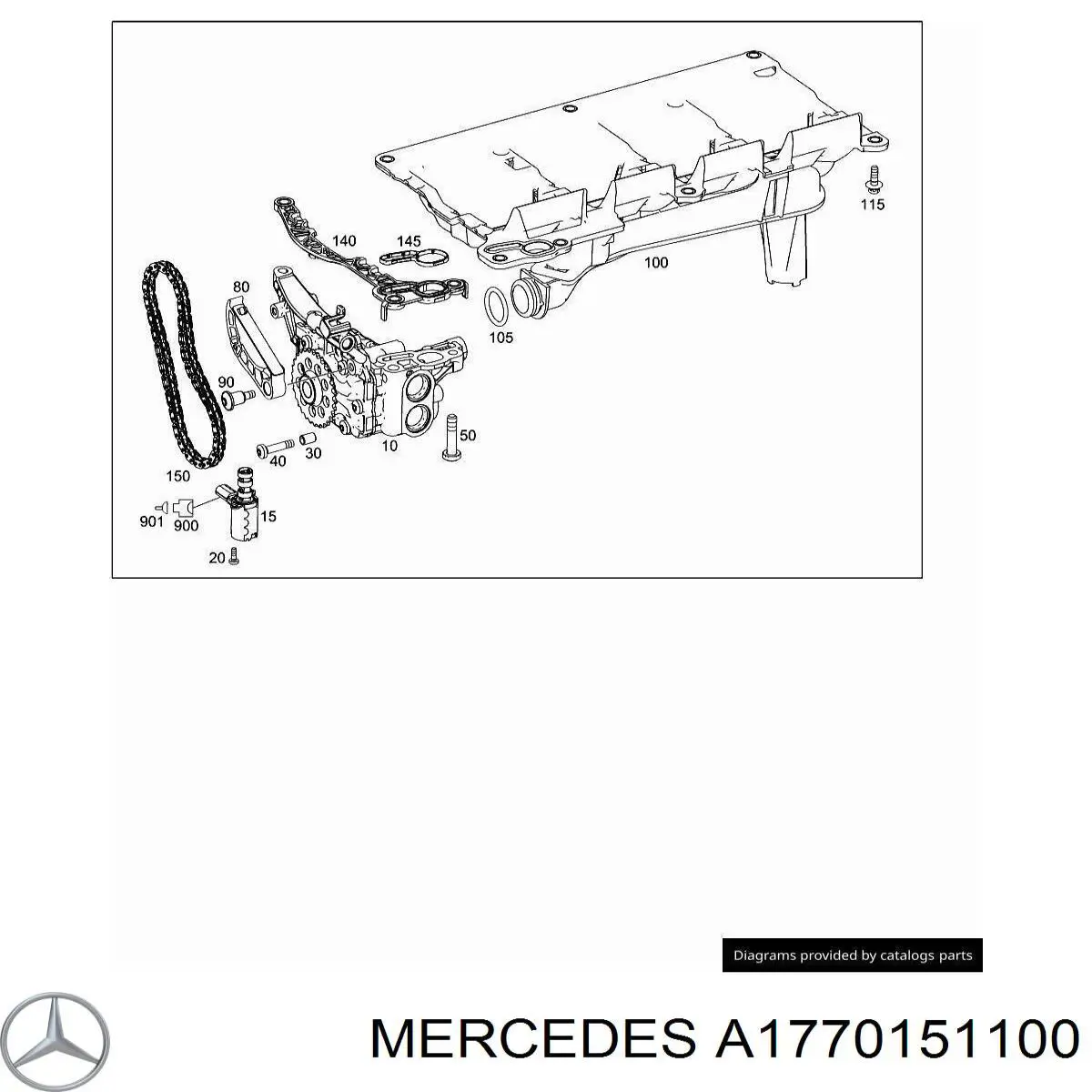 Прокладка маслозабірника на Mercedes R (W251)
