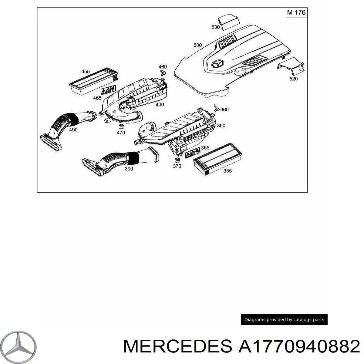 Купити A1770940882 Mercedes 