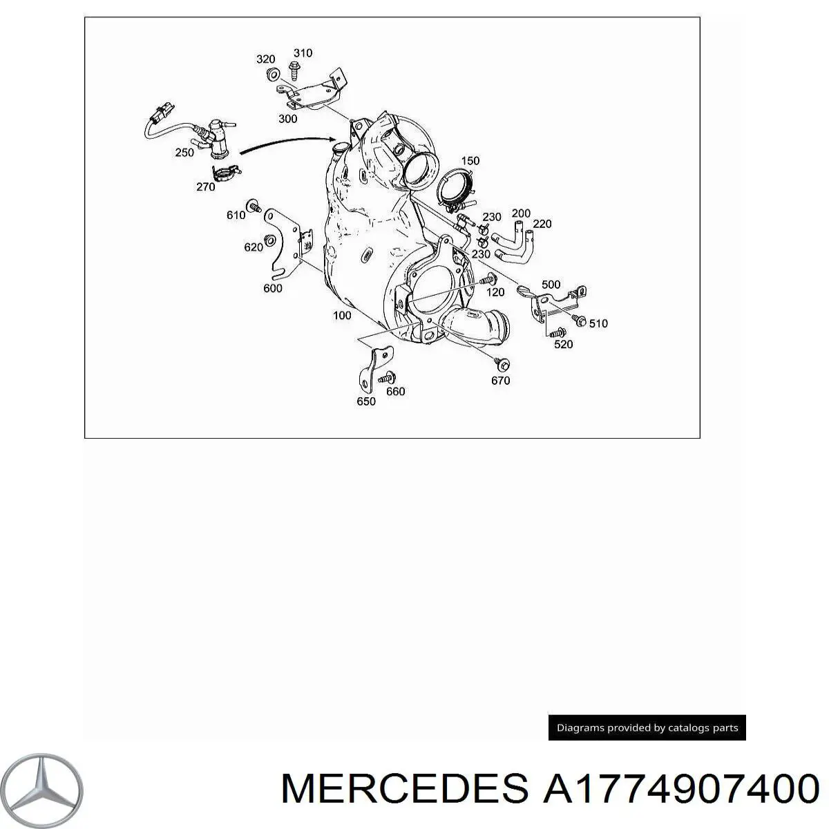 Форсунка вприскування AD BLUE Mercedes A1774907400 ціна, від 555.66 USD