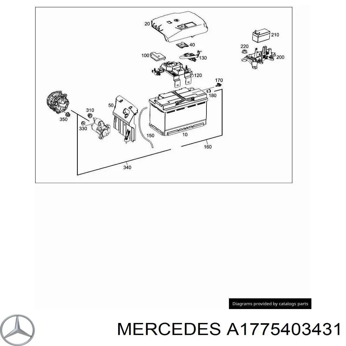 Купити A1775403431 Mercedes 