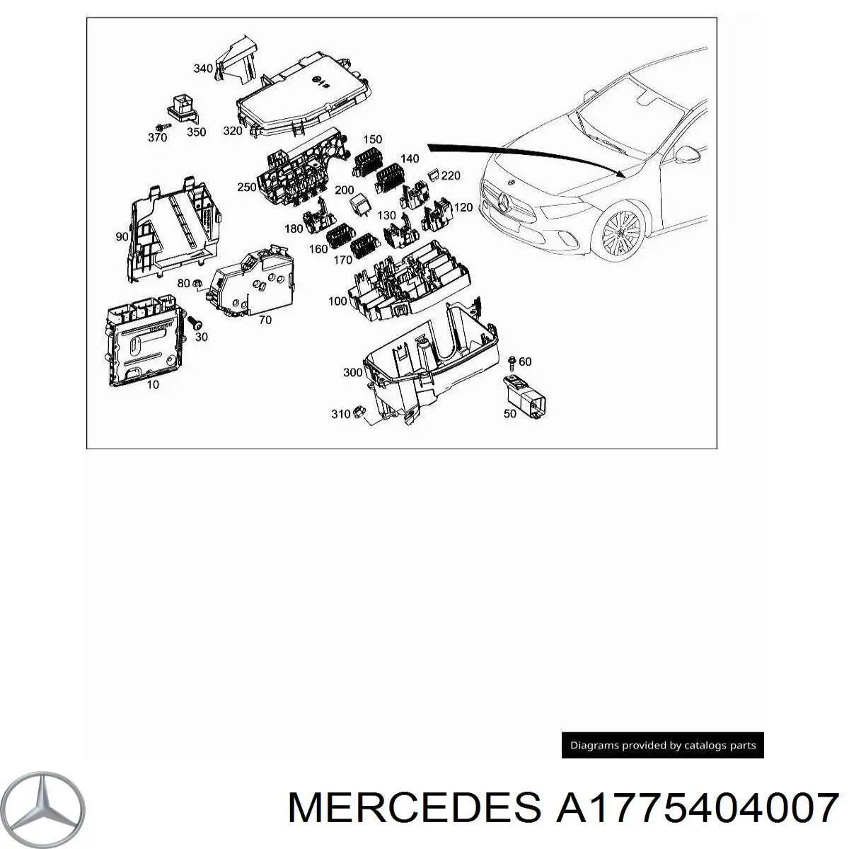 A1775404007 Mercedes Реле запобіжників
