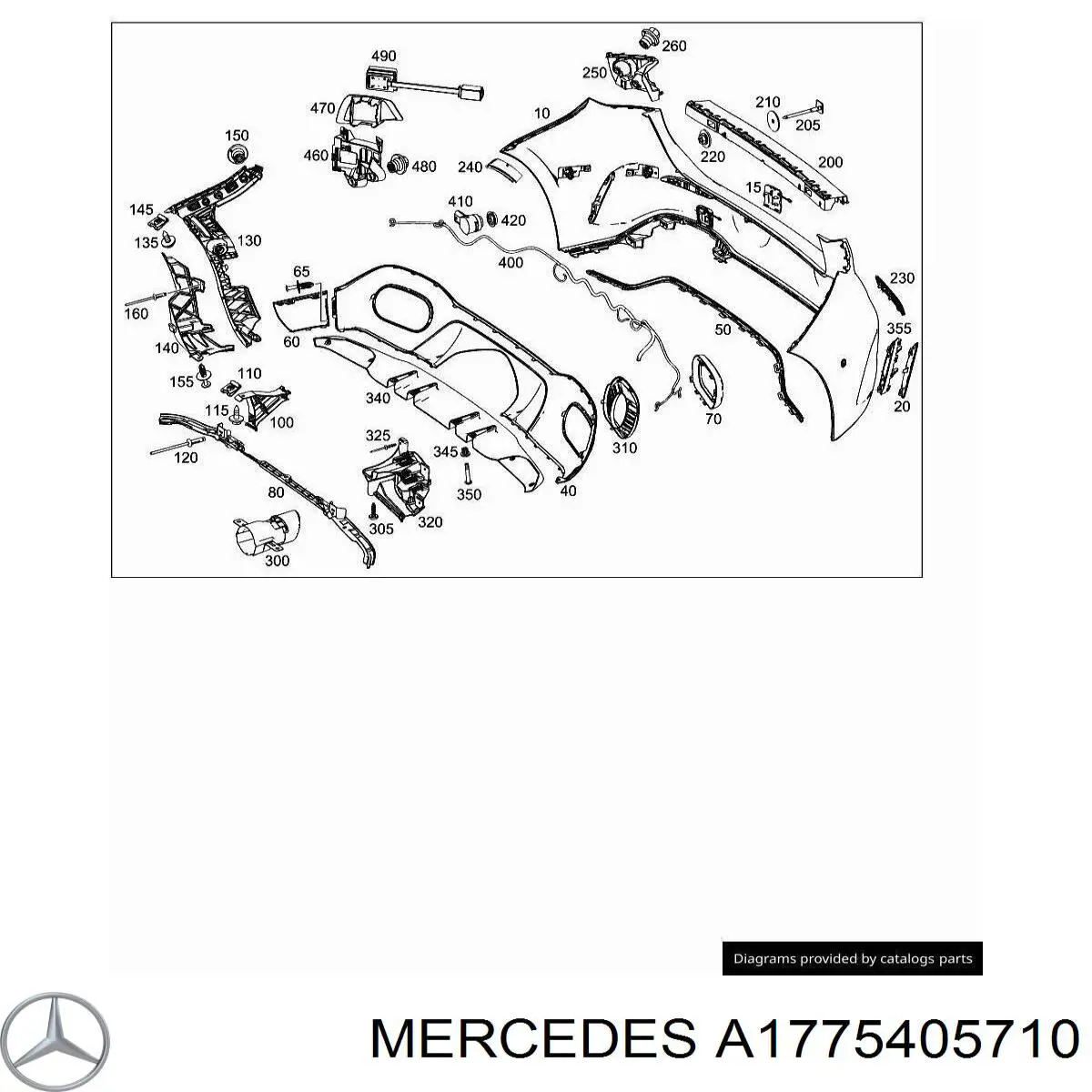 Купити A1775405710 Mercedes 
